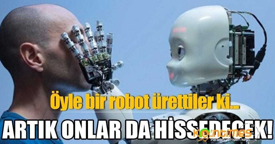 Robotlar da acıyı hissedecek